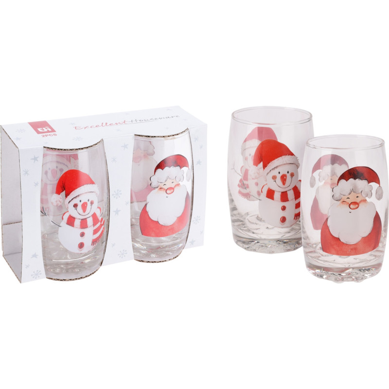 Glas Dricksglas Jul 2-pack Glas Dricksglas Jul 2-pack