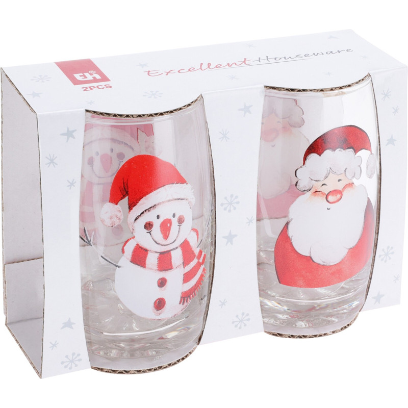 Glas Dricksglas Jul 2-pack Glas Dricksglas Jul 2-pack