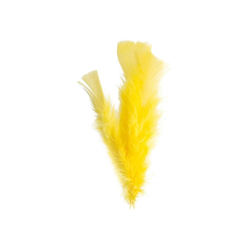 Påskfjädrar Gula 5-pack