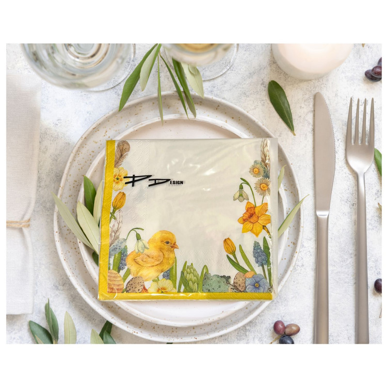 Servetter Påsktid 33x33 cm 20-pack