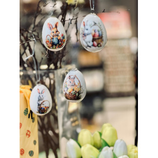 Påskägg 2-pack 6,5 cm