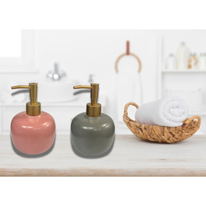 Tvålpump Keramik Mörkrosa Tvålpump Keramik Mörkrosa