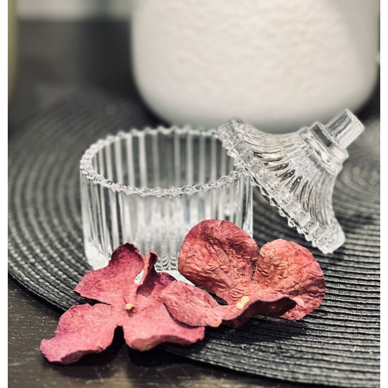 Skål Glas med lock 80 ml