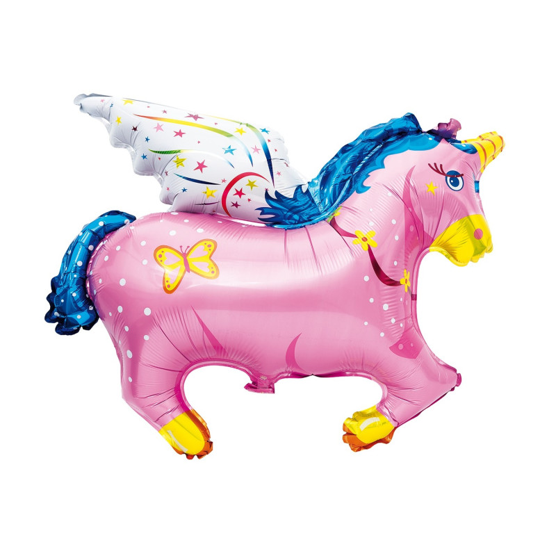 Ballong Unicorn Enhörning Folie 88 cm