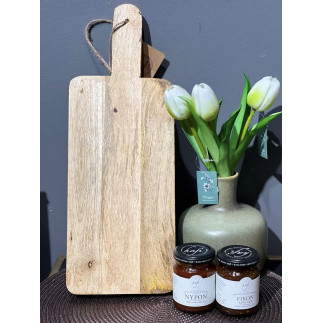 Skärbräda Servering med handtag Skärbräda Servering med handtag