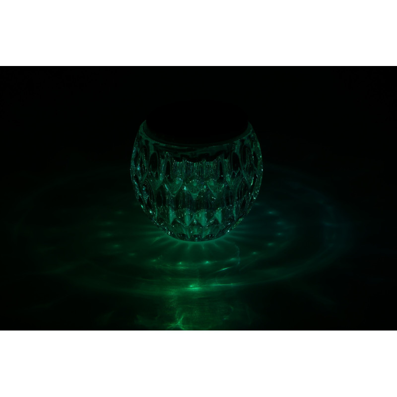 Solcellslampa Glas Multifärg 