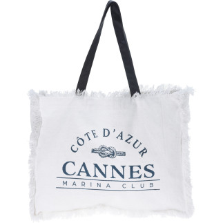 Väska Canvas Tyg 40x50 cm Natur/Brun