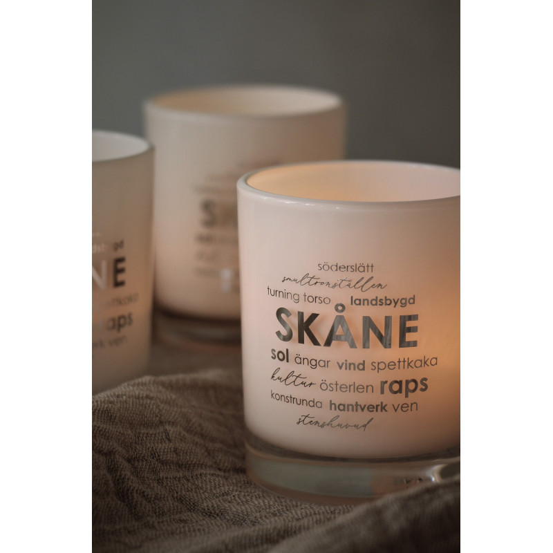 Majas Cottage Lykta Skåne Vit/Silver 8x9 cm Majas Cottage Lykta Skåne Vit/Silver 8x9 cm