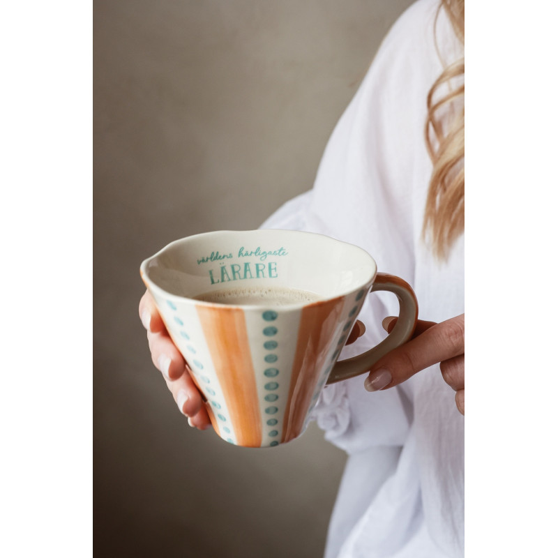 Majas Cottage Mugg Världens härligaste lärare Majas Cottage Mugg Världens härligaste lärare