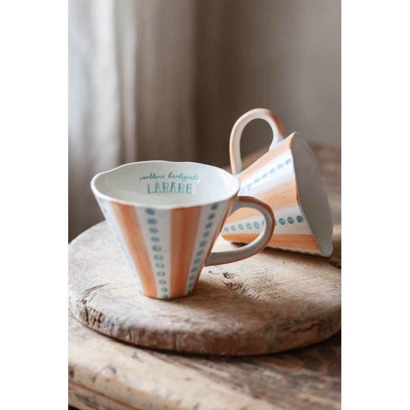 Majas Cottage Mugg Världens härligaste lärare Majas Cottage Mugg Världens härligaste lärare