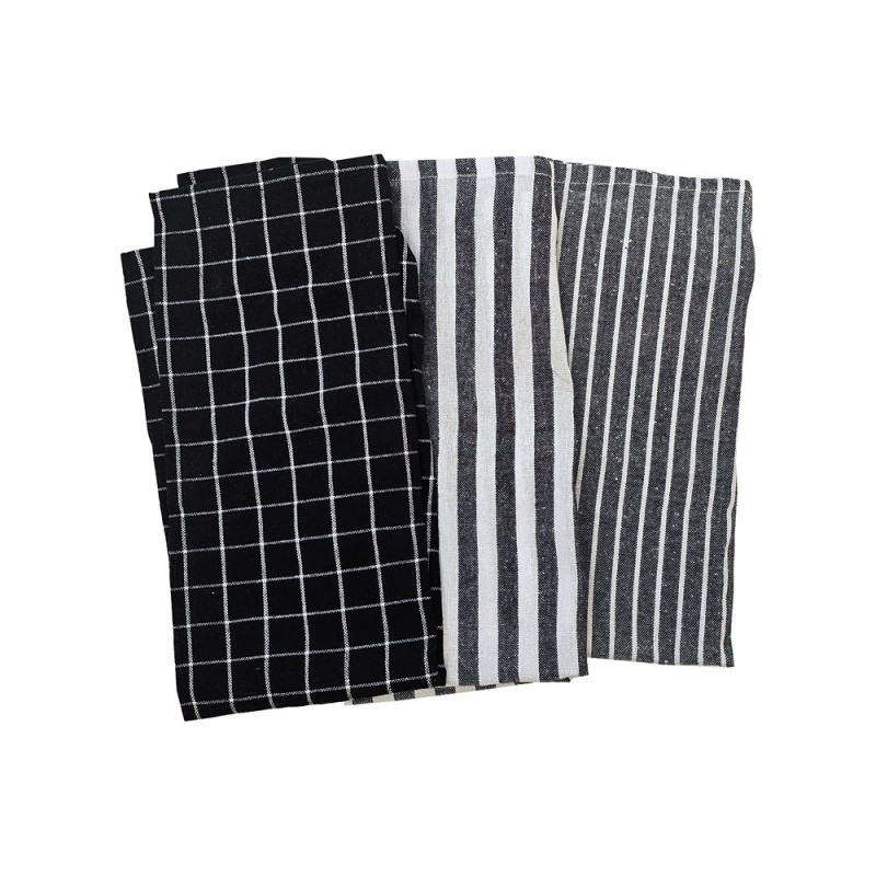 Kökshandduk Svart 50x70 cm