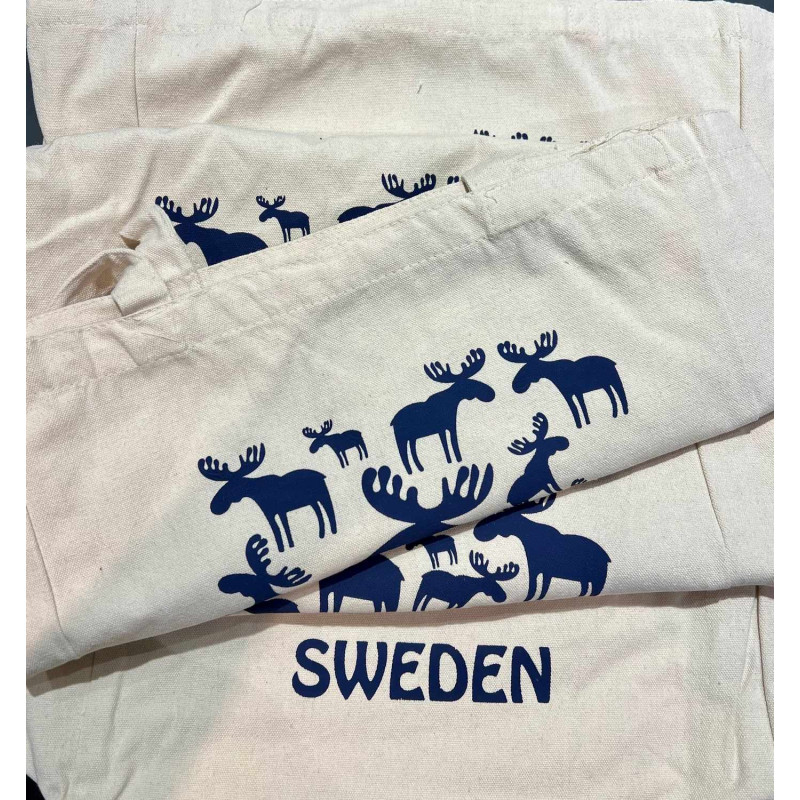 Väska Tygkasse Älg Canvas