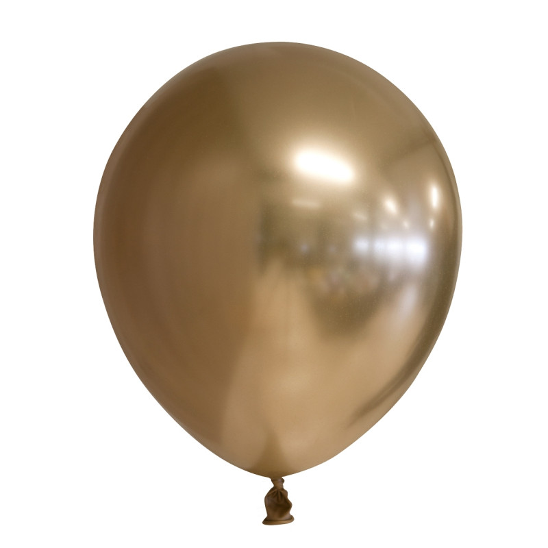 Ballong Blank Guld Spegelballong 6-pack 30 cm Latex Ballong Blank Guld Spegelballong 6-pack 30 cm Latex