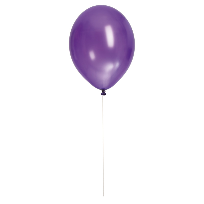 Ballong Metallic Lila 8-pack Latex Ballong Metallic Lila 8-pack Latex