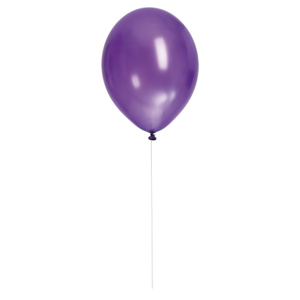 Ballong Metallic Lila 8-pack Latex