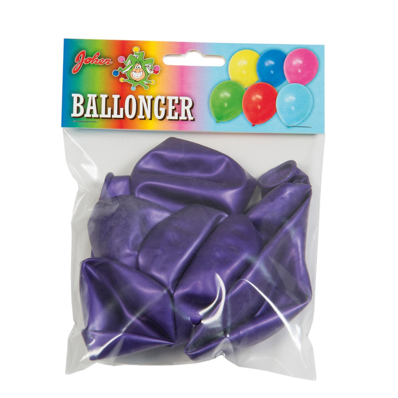 Ballong Metallic Lila 8-pack Latex Ballong Metallic Lila 8-pack Latex