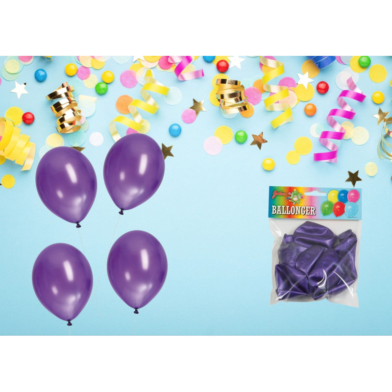 Ballong Metallic Lila 8-pack Latex Ballong Metallic Lila 8-pack Latex