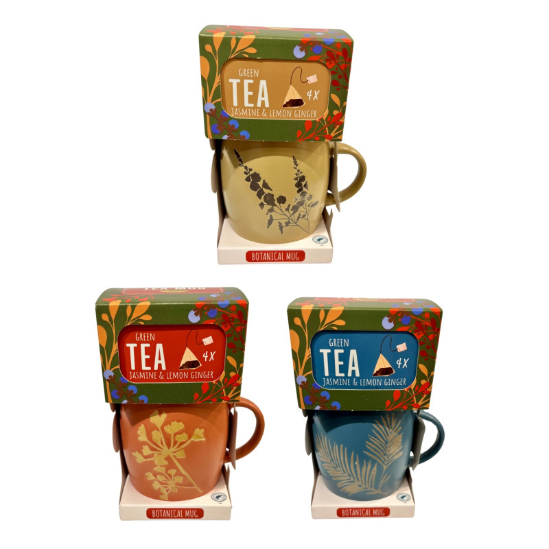 Mugg med te Höst Botanical