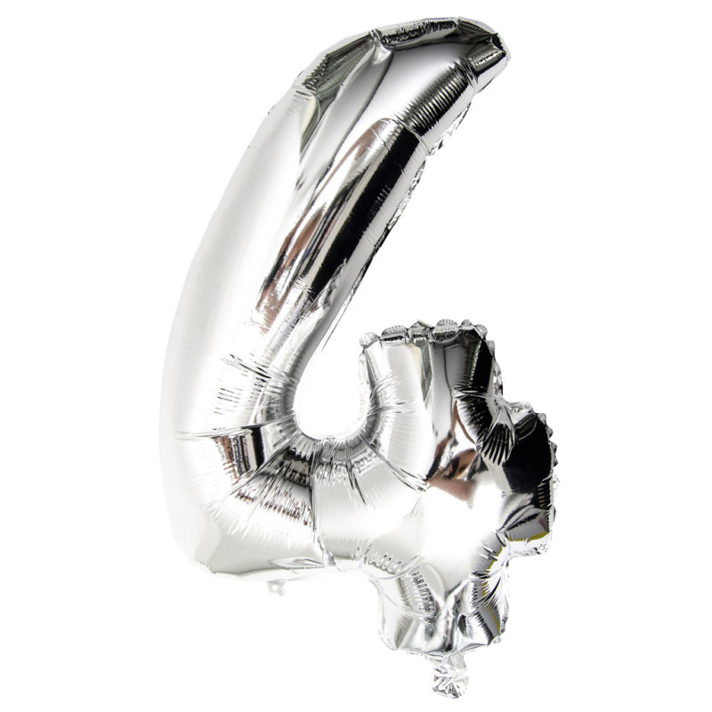 Ballong Siffror 75cm silver
