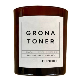 Bonniee Doftljus Gröna Toner 200 gram
