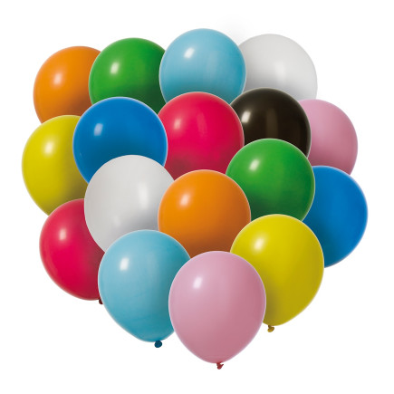 Ballong Mixade färger 25-pack 30 cm Latex