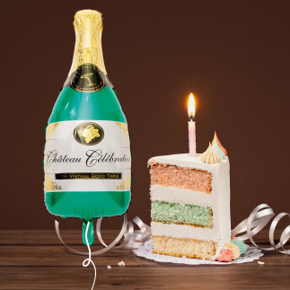 Ballong Flaska Bubbel Folie 94 cm