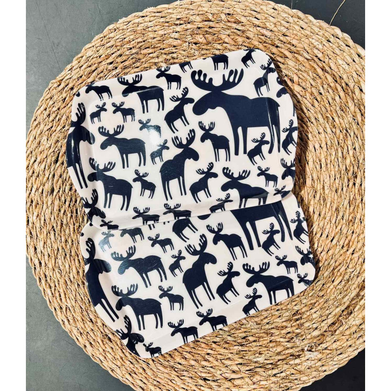 Bricka Älg 21x15 cm