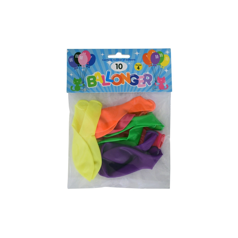 Ballong Neonmix 10-pack Latex