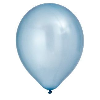 Ballong Blå Pearl Pärlemo 8-pack Latex