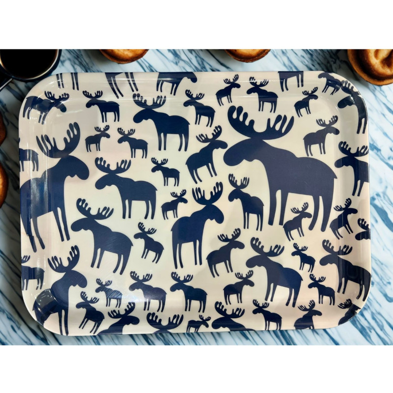 Bricka Älg 43x32 cm