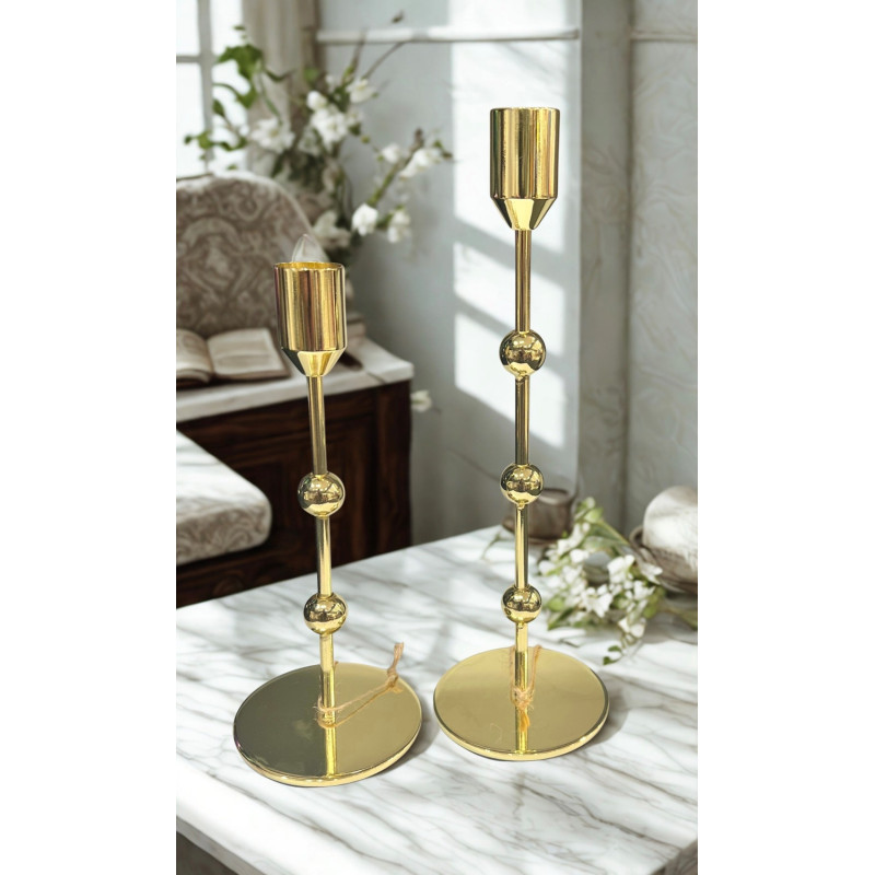 Ljusstake Guld 19 cm