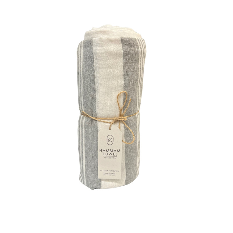Hamam Handduk Badlakan Strandfilt 150x220 cm Grå Hamam Handduk Badlakan Strandfilt 150x220 cm Grå
