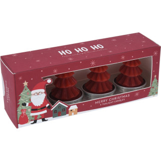 Ljus Värmeljus Gran Vit 4-pack Ljus Värmeljus Gran Vit 4-pack