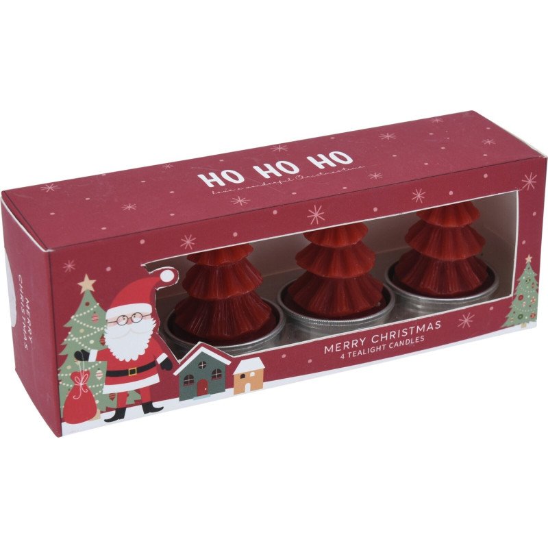 Ljus Värmeljus Gran Vit 4-pack Ljus Värmeljus Gran Vit 4-pack