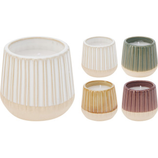 Ljus Keramik Vinrött