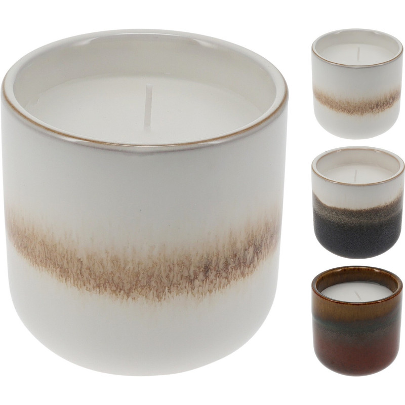 Ljus Keramik Brunt 9 cm