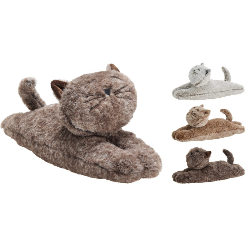 Dörrstopp Dekoration Katt Grå