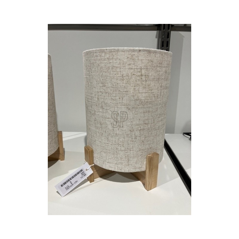 Bordslampa Lampa Trä/Textil 24 cm