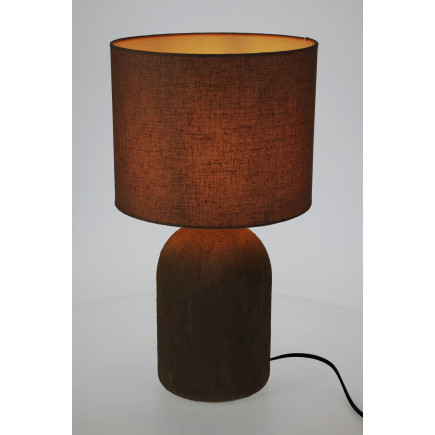 Bordslampa Lampa Keramik Brun