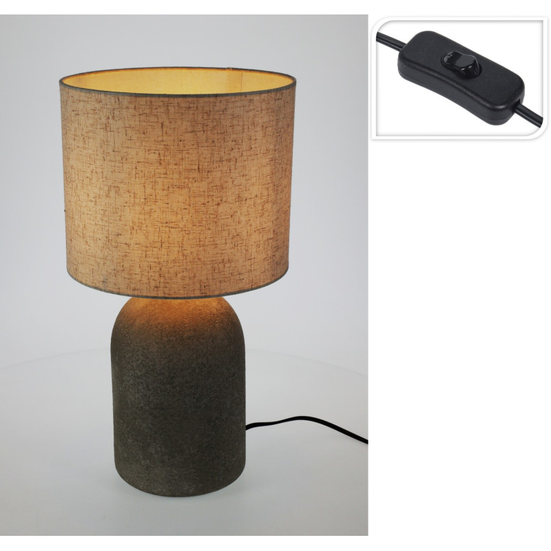 Bordslampa Lampa Keramik Beige