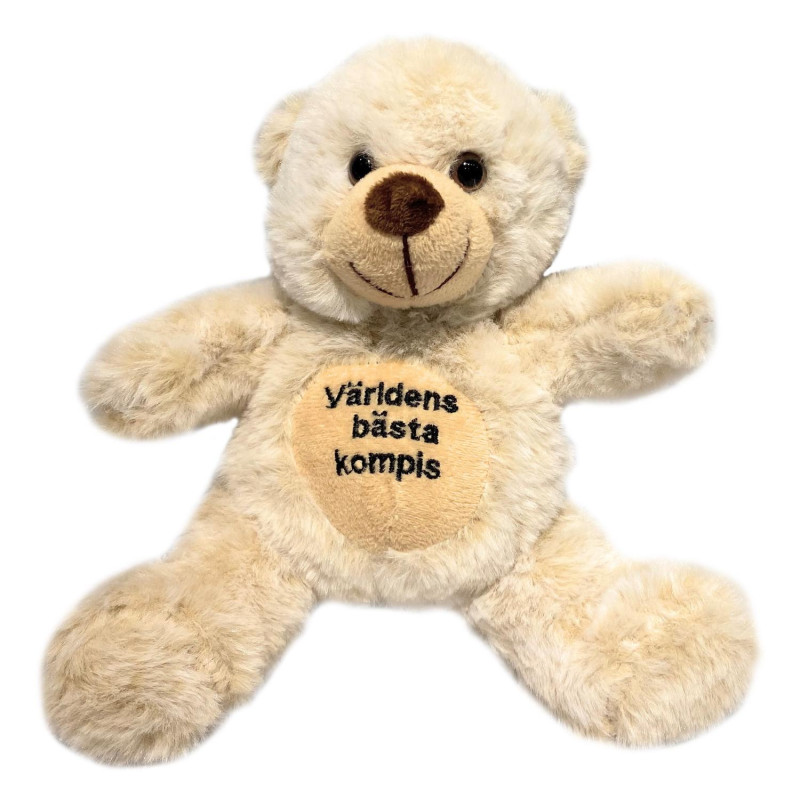 Nalle Världens bästa kompis Beige 20 cm Nalle Världens bästa kompis Beige 20 cm