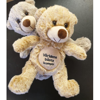 Nalle Världens bästa älskling Beige 20 cm