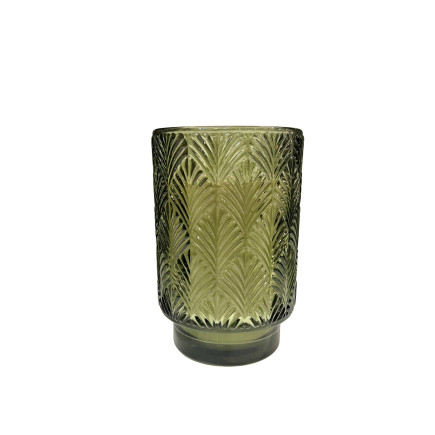 Ljus Glaskopp 13 cm Grön