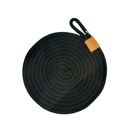 Underlägg Grytunderlägg Textil Svart