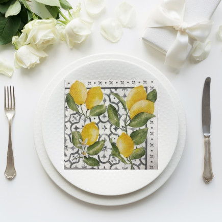 Servett Citroner 20-pack