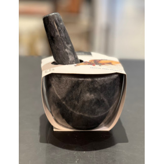 Mortel Sten Svart 12x9 cm