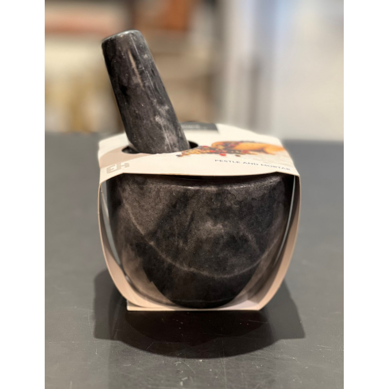 Mortel Sten Svart 12x9 cm