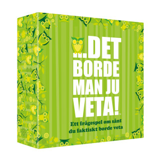 Spel "Det borde man ju veta" Sällskapsspel