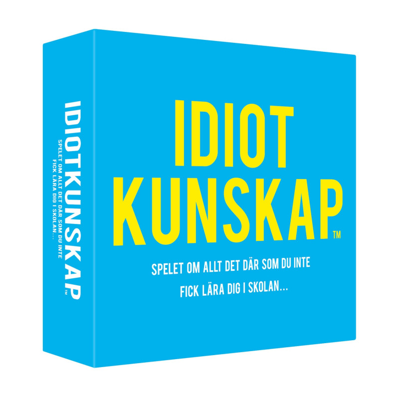 Spel "Idiotkunskap Sällskapsspel