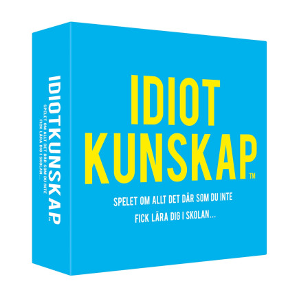 Spel "Idiotkunskap Sällskapsspel